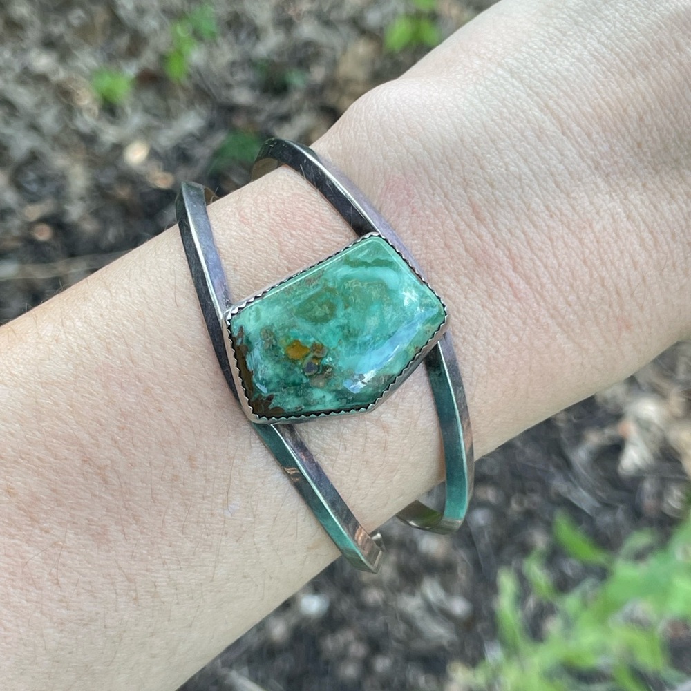 Sterling & Turquoise Cuff